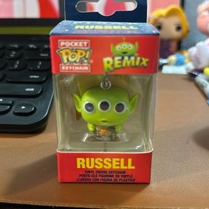 pixar russel up keychain